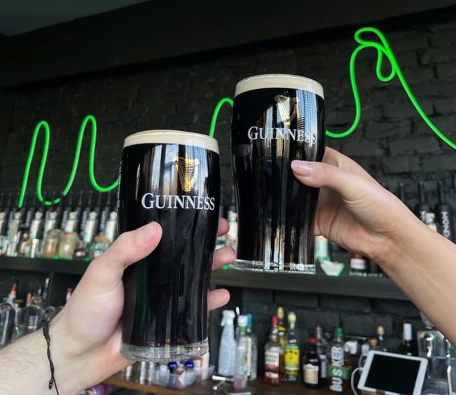 Pints of Guinness will be flowing at Temple Lane in Dundee on St Patrick's Day.