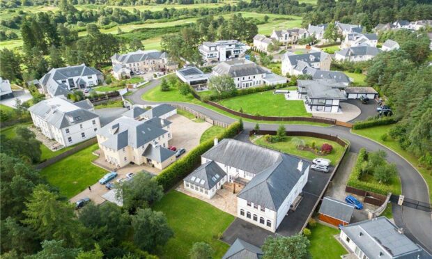 Queen's Crescent in Auchterarder is one of Scotland's most expensive streets. Image: Savills