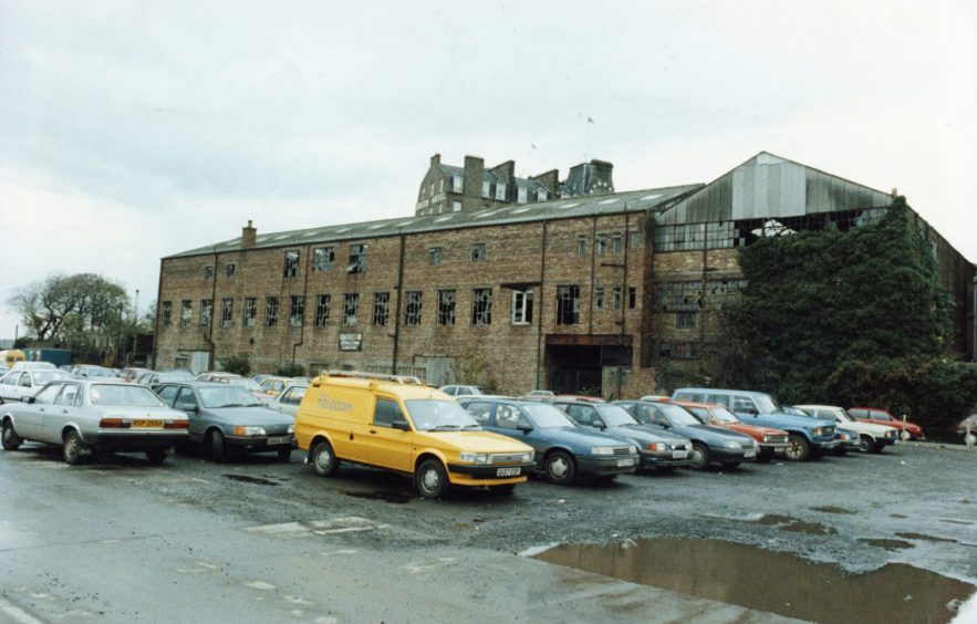 Nethergate Garage was a decaying site in 1990. 