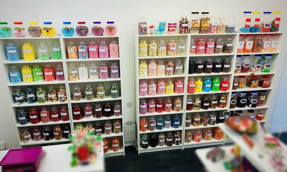 The sweet selection inside Candy Dreams on Arbroath High Street. 