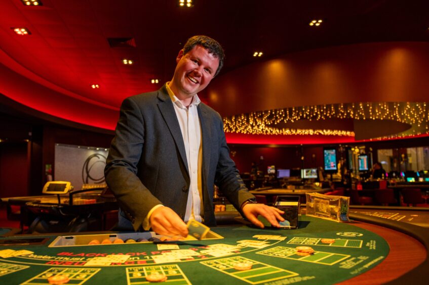 Grosvenor Casino Dundee manager Ross Kiernan.