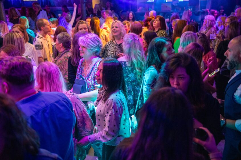Scenes from the Disco Days dancefloor at Club Tropicana. Image: Kim Cessford.