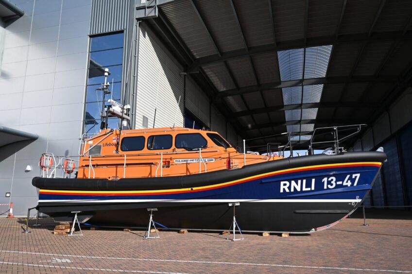 The new Anstruther Lifeboat will arrive in Anstruther from Poole on April 14.