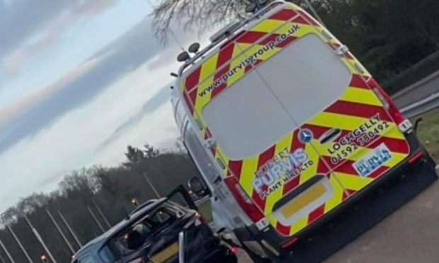 The crash on the A92 near Glenrothes.