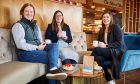Lynsey Harley from Modern Standard Coffee, left, with Fisher  & Donaldson's Chloe and Jade Milne. Image: Supplied by Fisher & Donaldson.