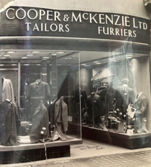 Cooper and McKenzie shop front.