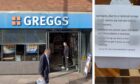 The Broughty Ferry Greggs is among those shut by the tills issue. Image: Google Street View/DC Thomson