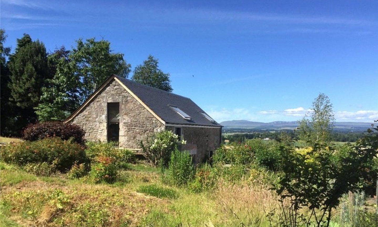 The property has views of the Trossachs and Grampian hills. Image: Slater Hogg & Howison