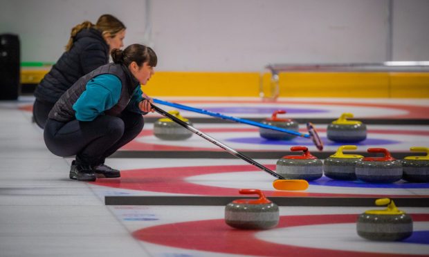 Curling Mixed Doubles championship at Dewars Centre. . Image: Steve MacDougall/DC Thomson