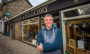 Ewan McIlwraith, owner of Robertsons of Pitlochry. Image: Steve MacDougall/DC Thomson