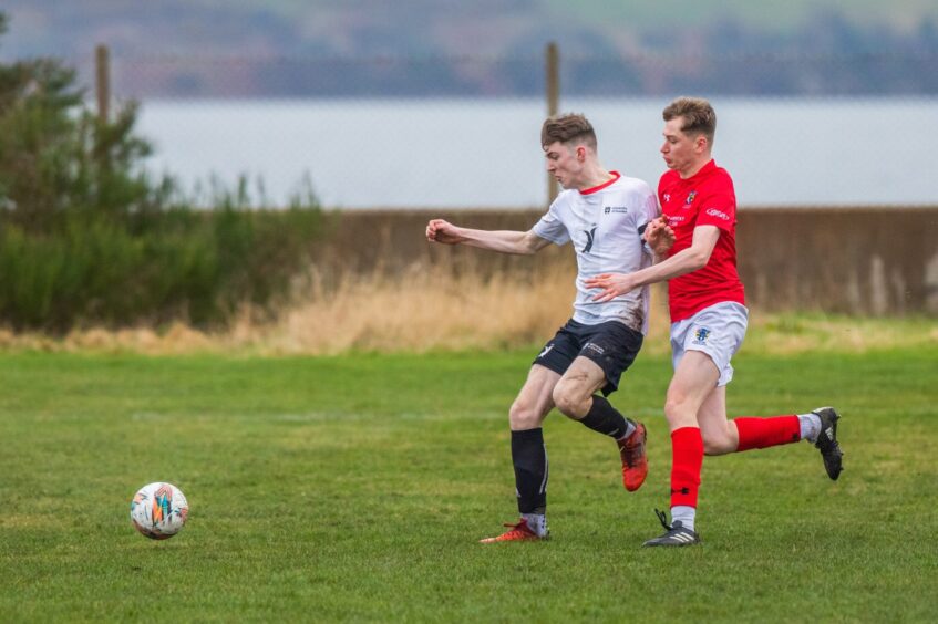 Abertay and Dundee compete in the men's football. 