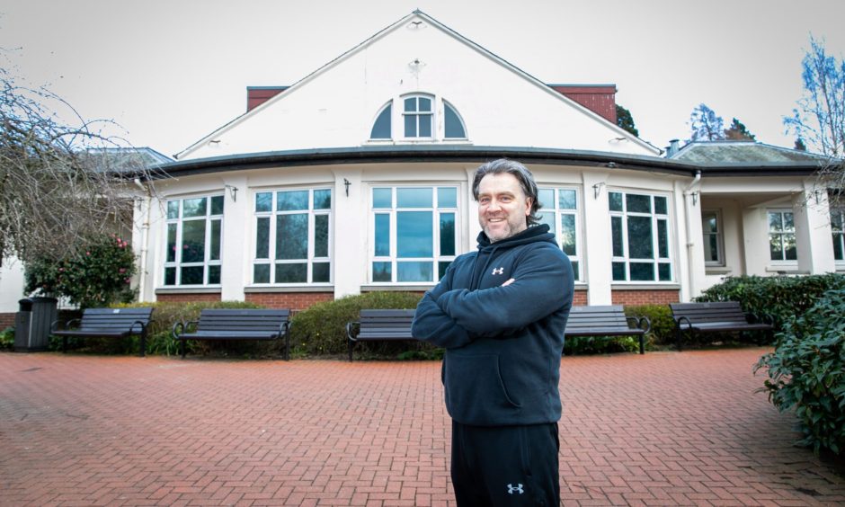 Murray McDowell standing outside the Rodney Pavilion in Perth