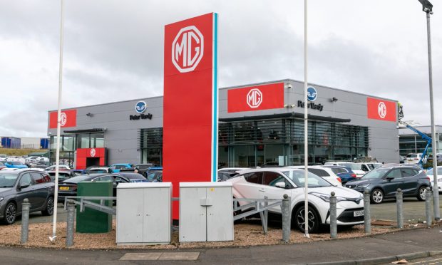 Peter Vardy's MG dealership in Kirkcaldy has changed hands. Image: Steve Brown/DC Thomson