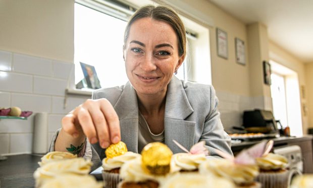 Siobhan Campbell now runs her own baking business in Perth, making cupcakes, cakes and more for customer's special occasions. Image: Steve Brown/DC Thomson