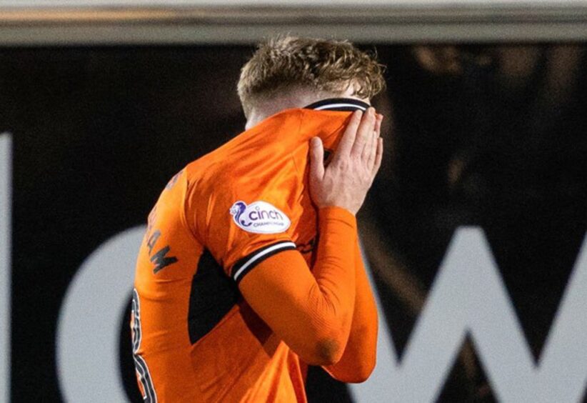 Kai FOtheringham cuts a dejected figure at full-time