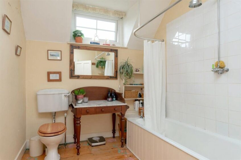 One of the ensuite bathrooms in the home