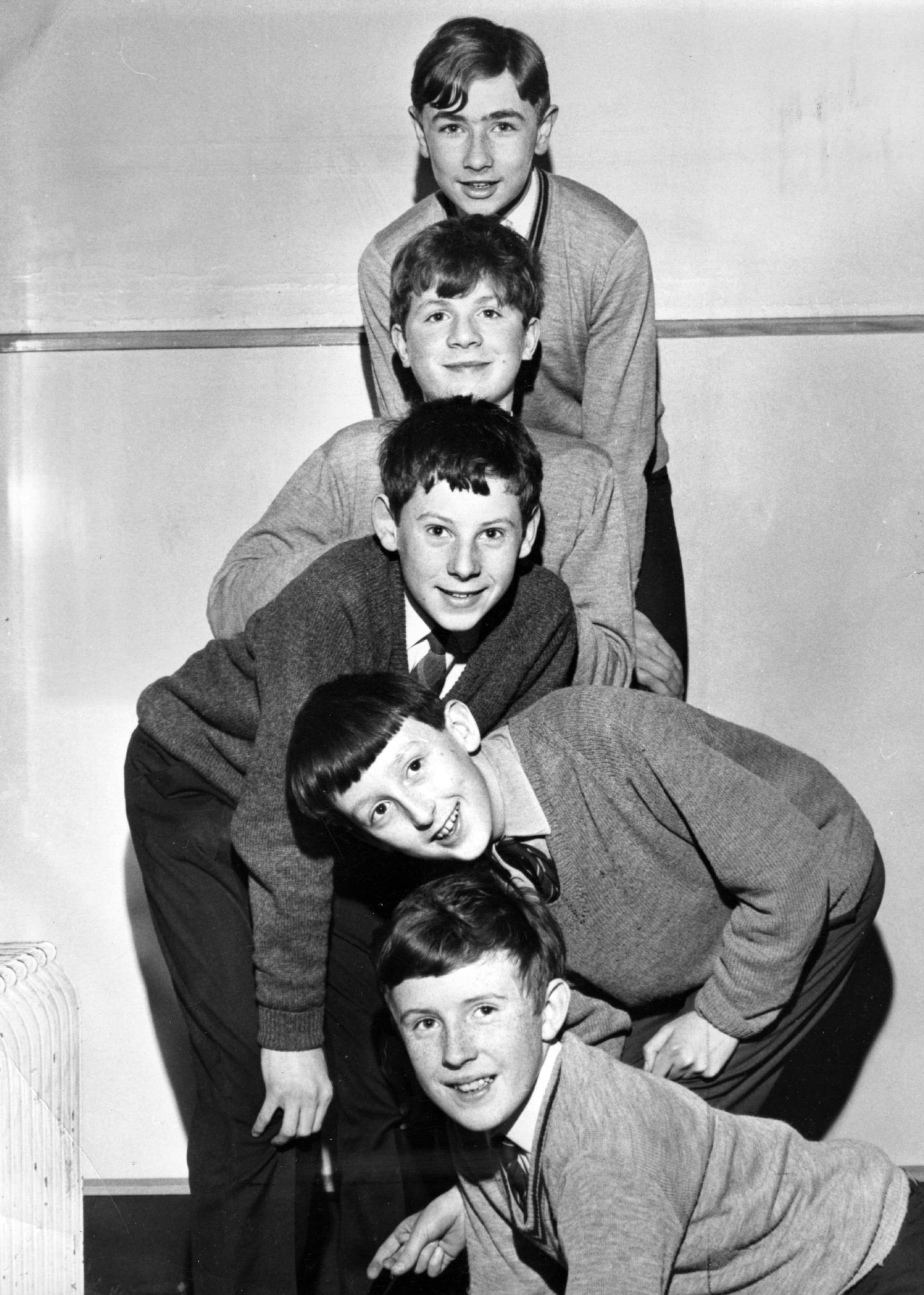 Five young Thomson-Leng Musical Society cast members in 1968. 