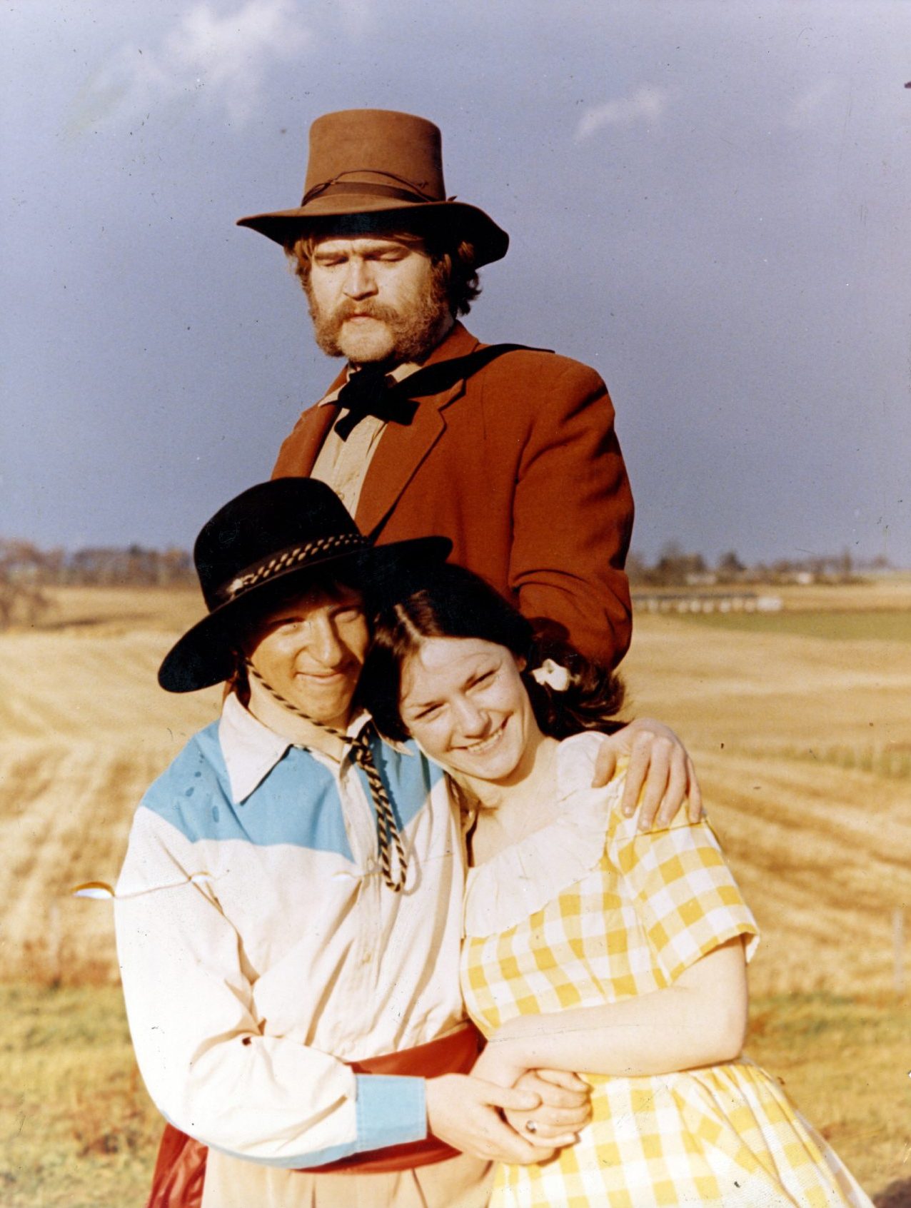 A promotional shot for 1975's Paint Your Wagon production by Thomson-Leng Musical Society