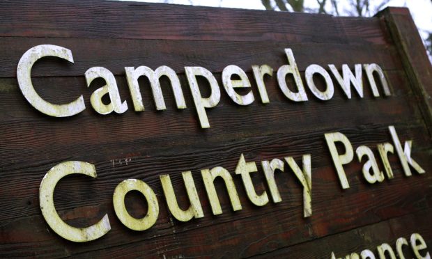 A sign for Camperdown Park.
