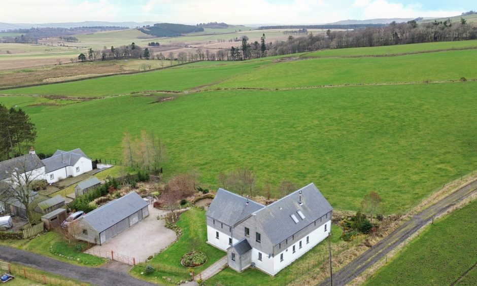 Eco-home Willow House is in rural Angus.