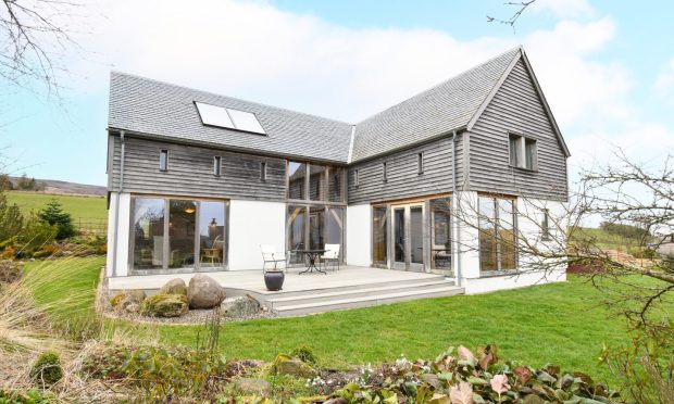Willow House is a striking eco-home in rural Angus.