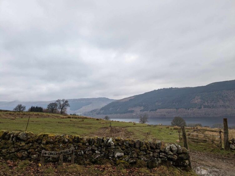 Views back down to Loch Tay. Image: Gayle Ritchie.