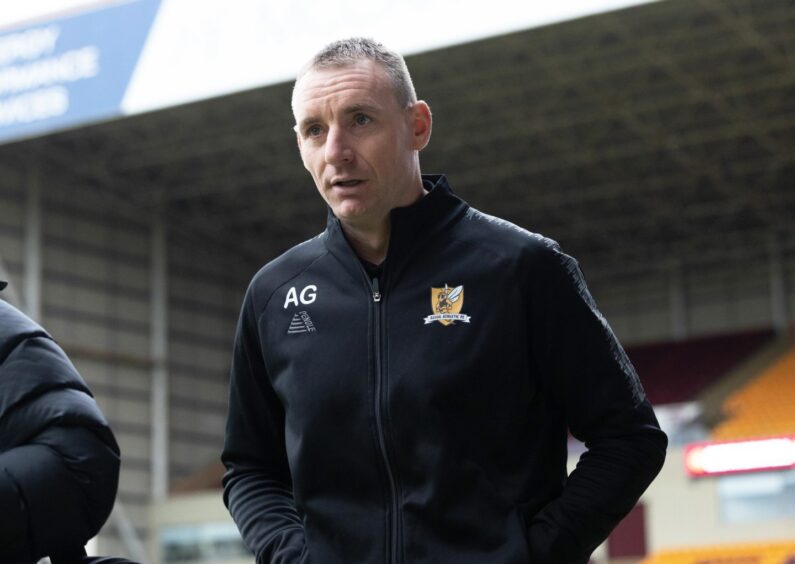 Alloa manager Andy Graham.