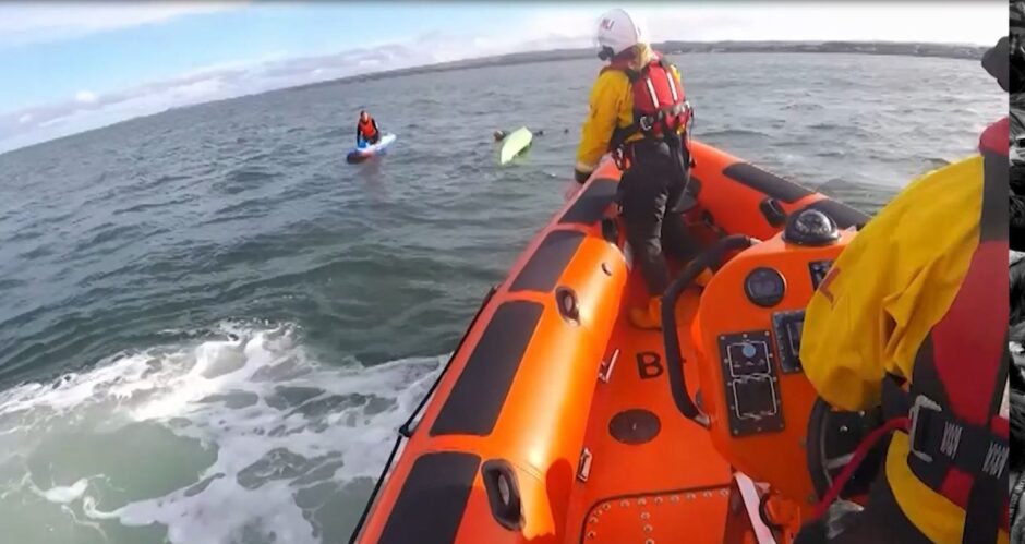 The double rescue on BBC Two series Saving Lives at Sea.