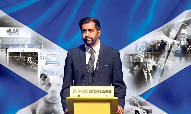 First Minister Humza Yousaf. Image: DC Thomson