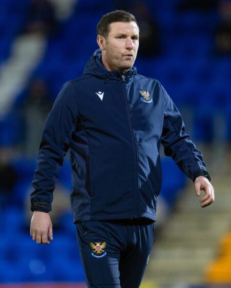 St Johnstone assistant manager Andy Kirk. 
