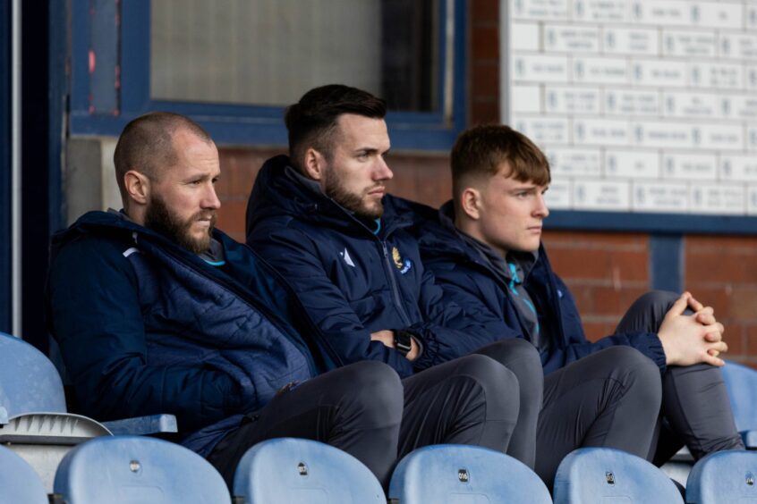 Stevie May was in the stand for St Johnstone's game against Dundee. 