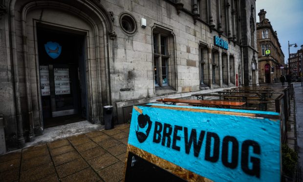 The exterior of Brewdog, Dundee. Mhairi Edwards/DC Thomson