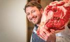 Jason Kill has been a butcher for 18 years, and now he owns his own place - Ceres Butchers. Image: Mhairi Edwards/DC Thomson