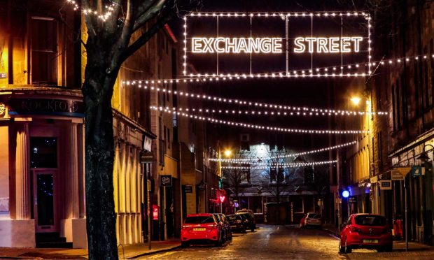 Dundee's Exchange Street. Image: Mhairi Edwards/DC Thomson