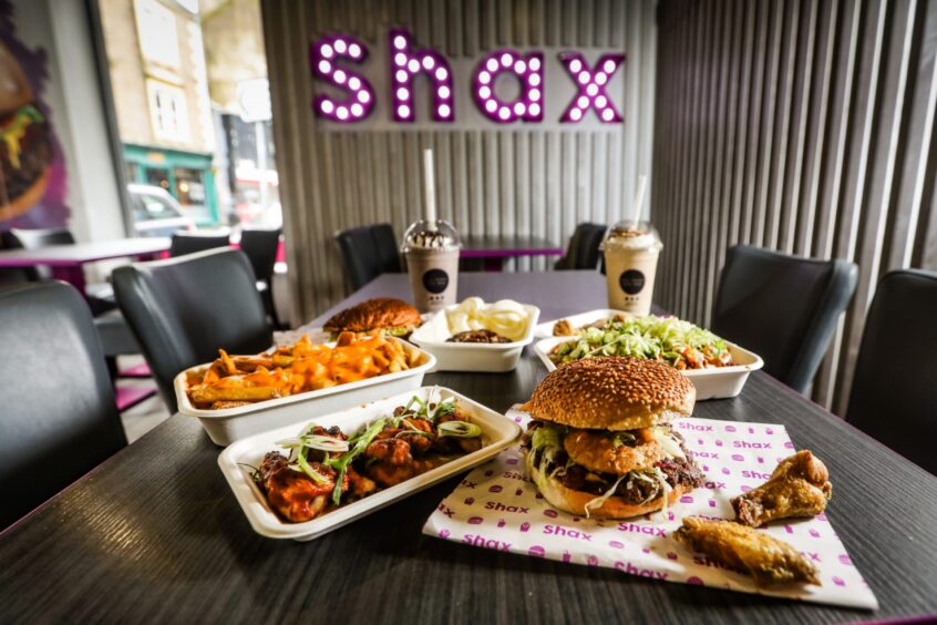 Food and drink from Shax in Dundee.