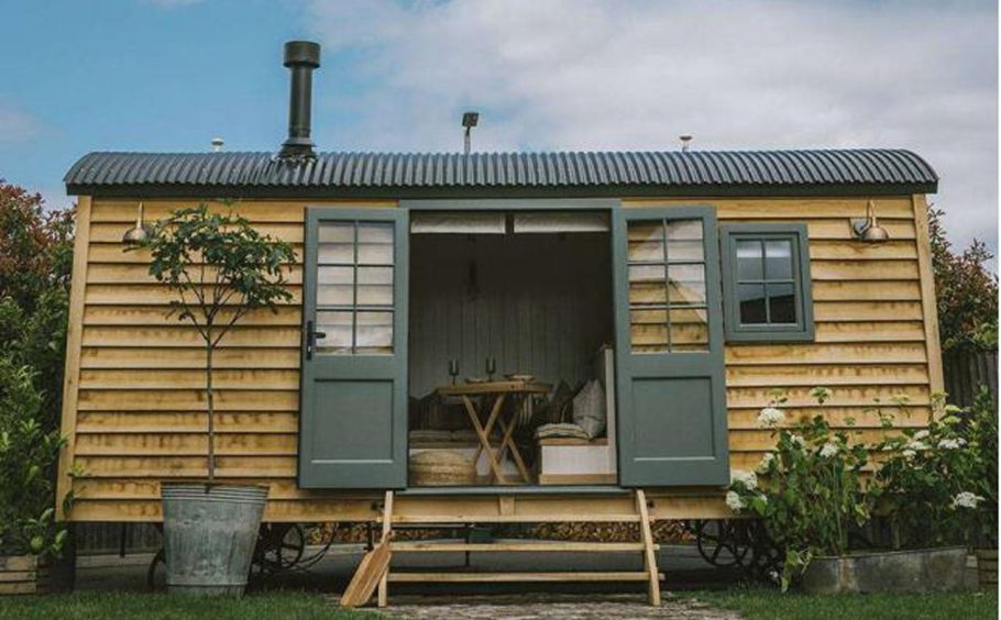 How the Pittenweem Inn Shepherd huts would look according to plans