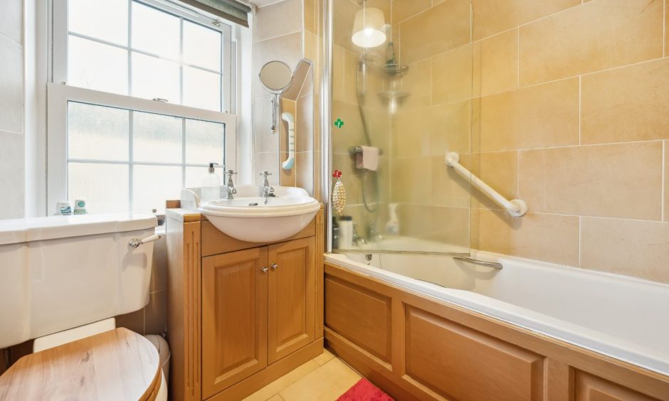 Family bathroom at Perthshire property.