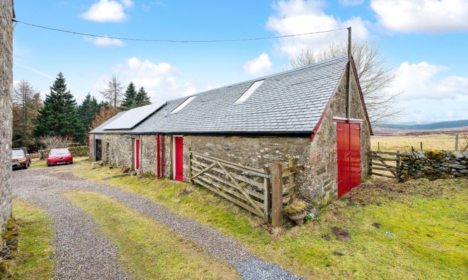 Outbuilding at Perthshire property.