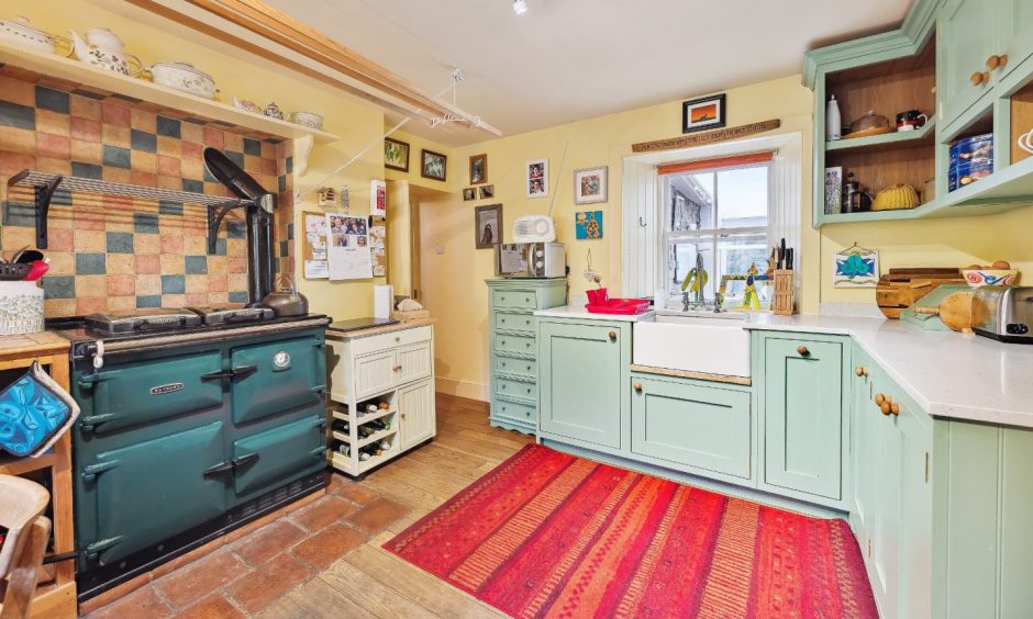 Kitchen at Perthshire property.