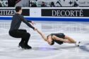 Anastasia Vaipan-Law and Luke Digby compete at the ISU World Figure Skating Championships in Montreal, Canada. Image: Shutterstock
