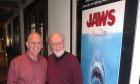 Richard Kaufman with John Williams, who wrote the score for Jaws. Image: Supplied.