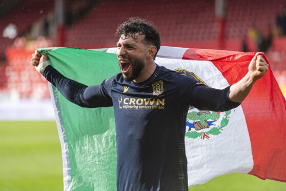 Mexican Antonio Portales enjoys the moment. Image: Shutterstock