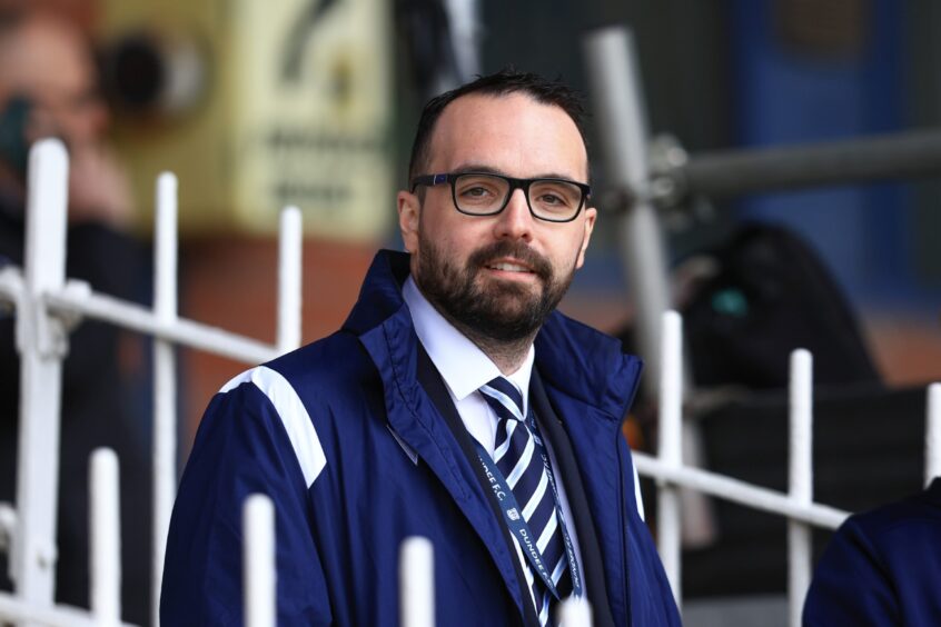 Dundee general manager Greg Fenton. Image: David Young/Shutterstock