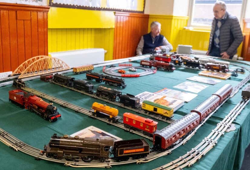 Kirriemuir model railway event layout.