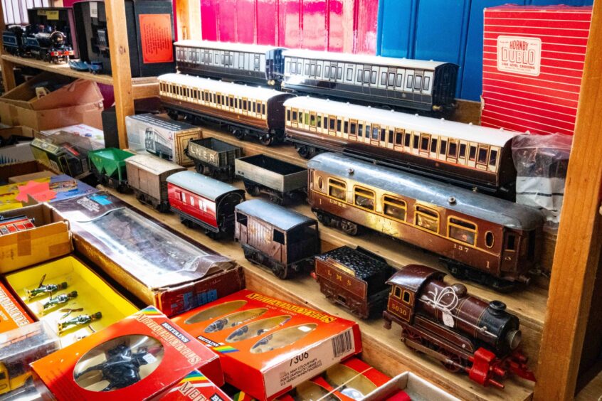 Model railway display at Kirriemuir Guide Halls.