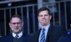 Dundee managing director John Nelms and owner Tim Keyes at Dundee's recent visit to McDiarmid Park. Image: SNS.