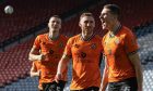 Ross Graham roars after finding the net for Dundee United