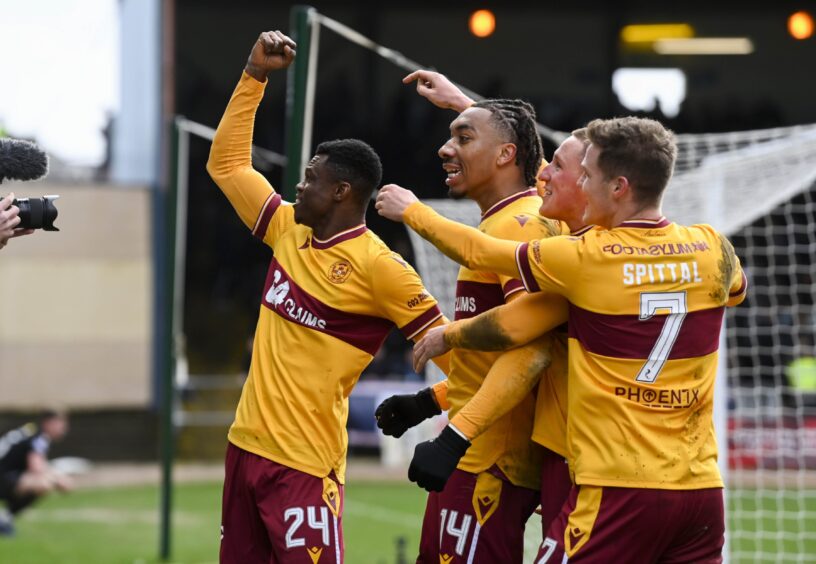Motherwell grabbed all three points in stoppage time. Image: SNS