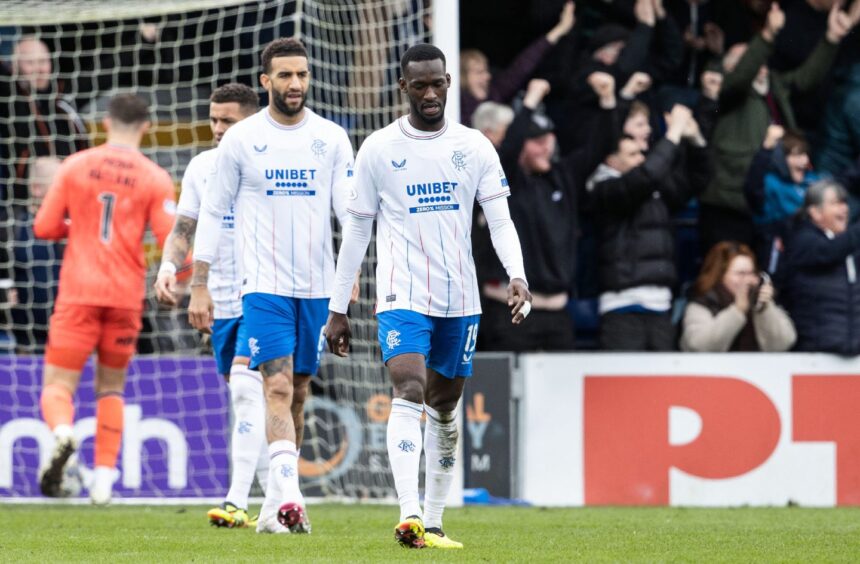 Rangers fell to a 3-2 defeat at Ross County. Image: SNS