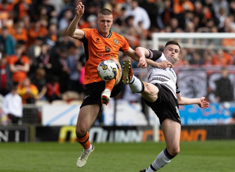 Dundee United's Sam McClelland in action